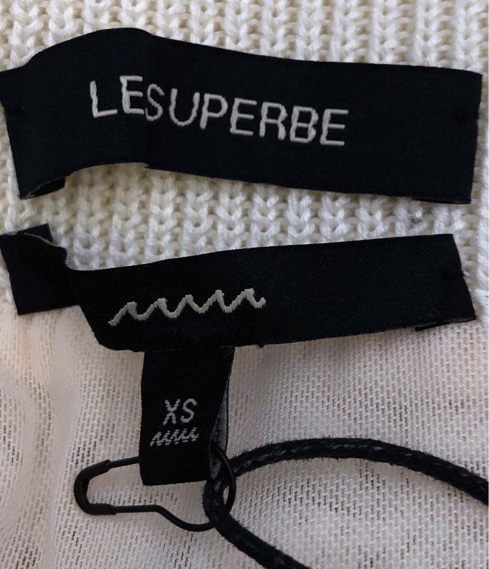Le Superbe Women's Gypset Crochet Mini Skirt White Mirrored Fringe NWT Sz XS