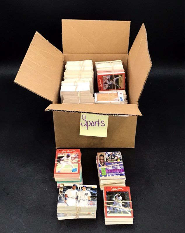 12.2 lbs. Lot Of Baseball MLB Cards. Medium Box, Unsorted