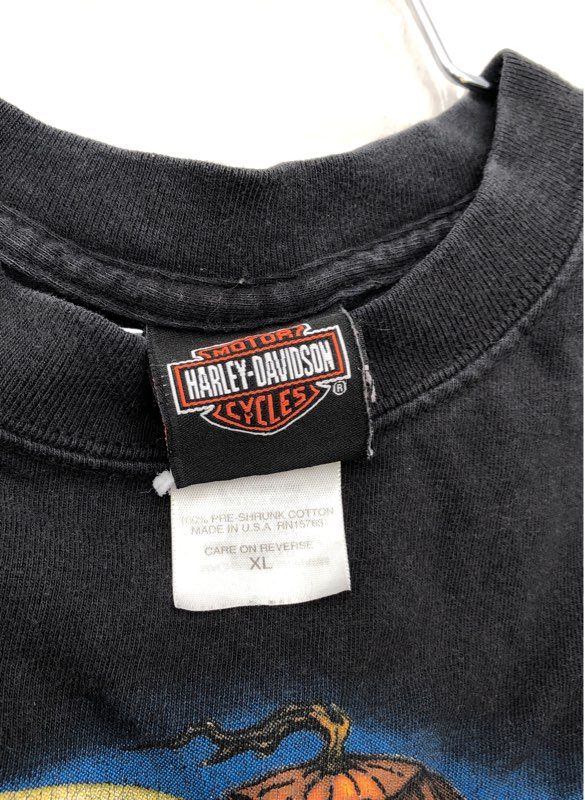 Harley-Davidson Men&#39;s Black Crew Neck Short Sleeve Graphic T-Shirt - Size XL