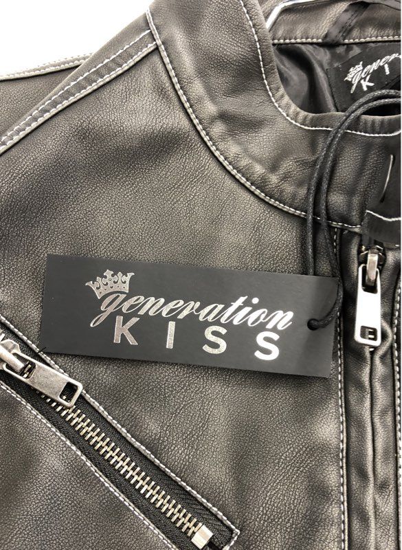 Generation Kiss Women's Black Biker Jacket - Size L