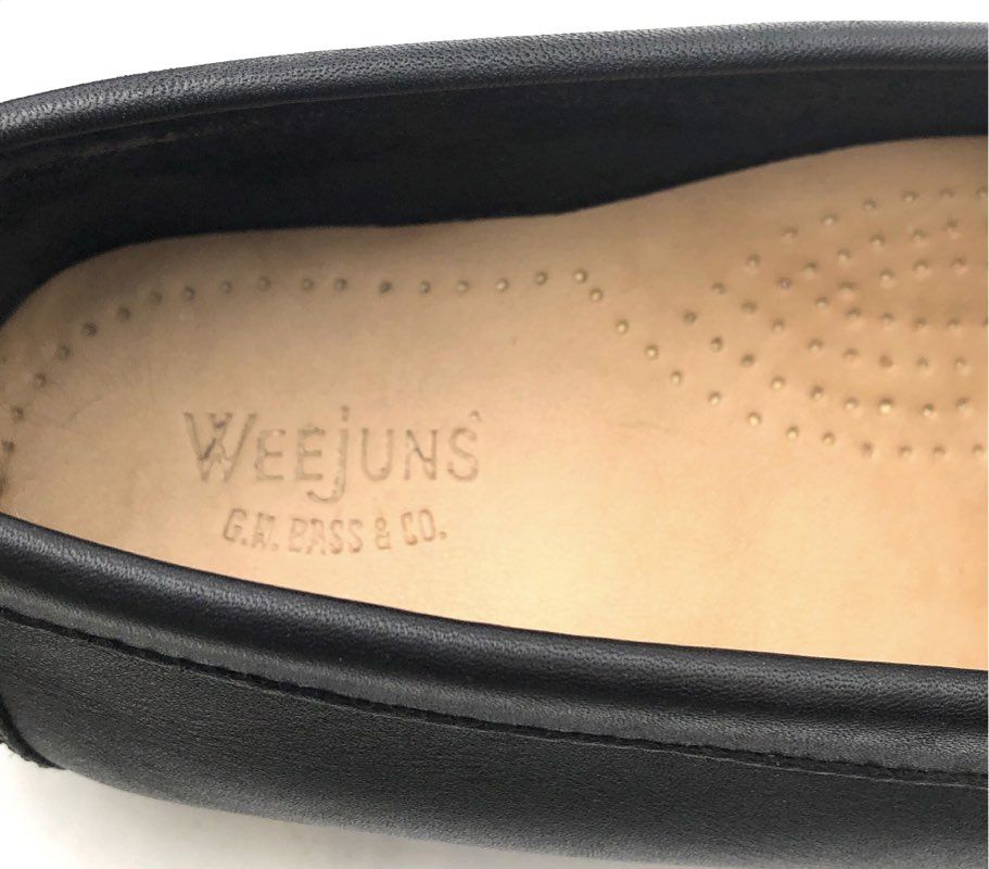 G.H. Bass & Co. Weejuns Kathleen Black Leather Penny Loafers Lot of 2 Size 7 M