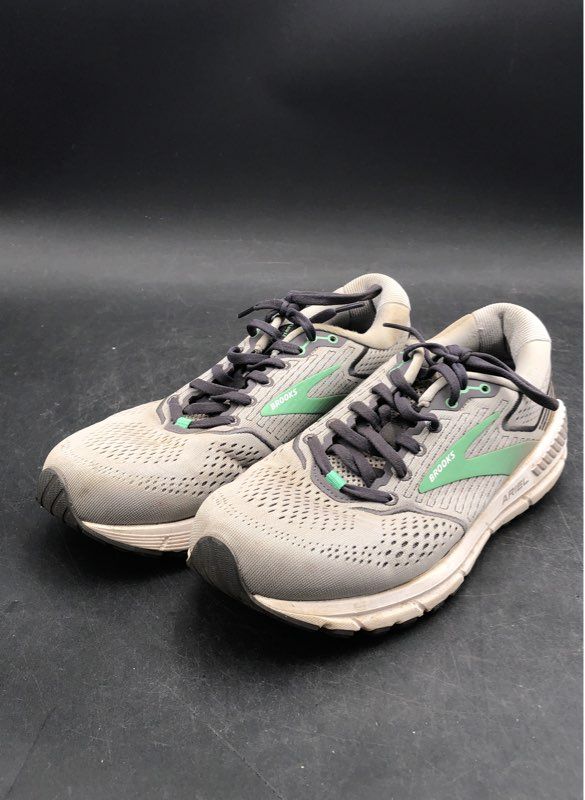 Brooks Women's Ariel 20 Gray Green Athletic Shoes - Size 10