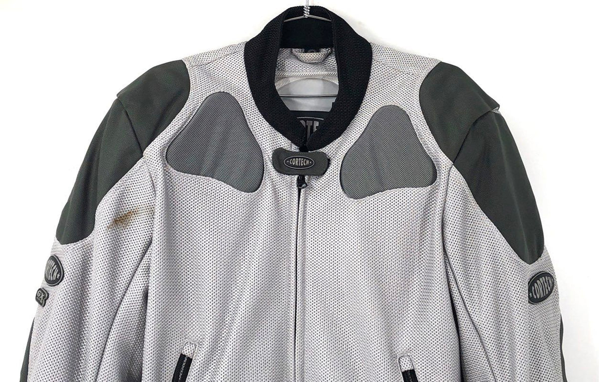Cortech Tour Master Women's GX Air Motorcycle Jacket Gray Mesh Riding Sz L