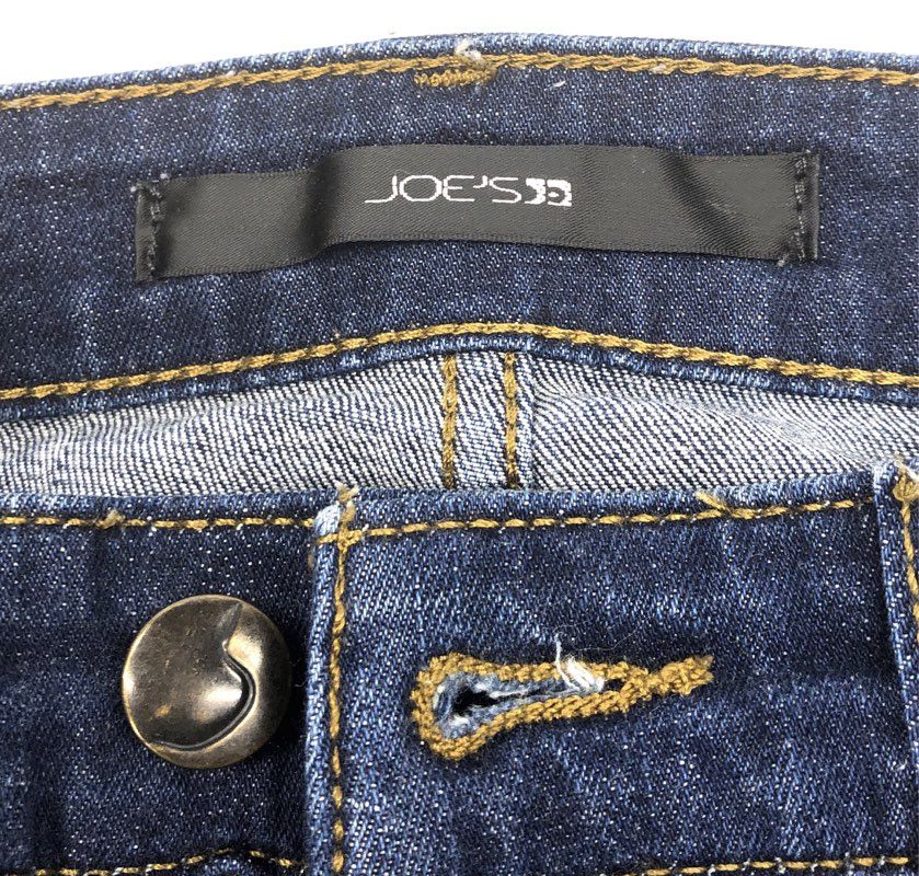 Joe's Jeans Women's Dark Wash Blue Petite Bootcut Stretch Denim Jeans Sz 26