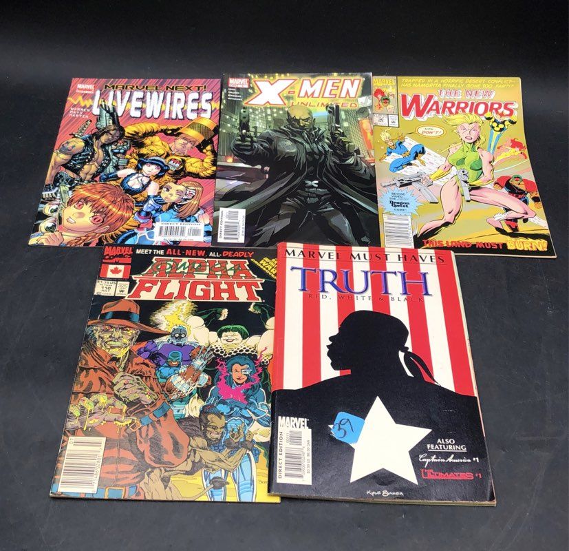 Comic Book Lot Marvel DC 1980s-2000s Superhero Adventure 21 Comics
