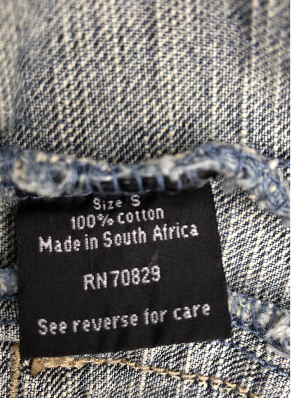 Carbon Men's Blue Harley-Davidson Denim Jacket - Size S