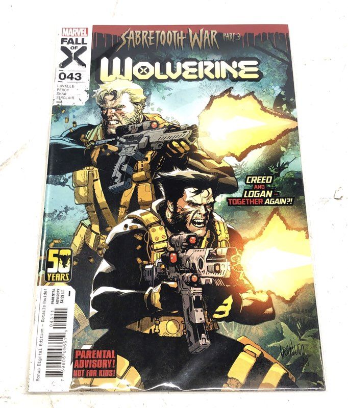 Wolverine Comic Book Lot Marvel 1980s-2024 Superhero Sabretooth War 28 Comics