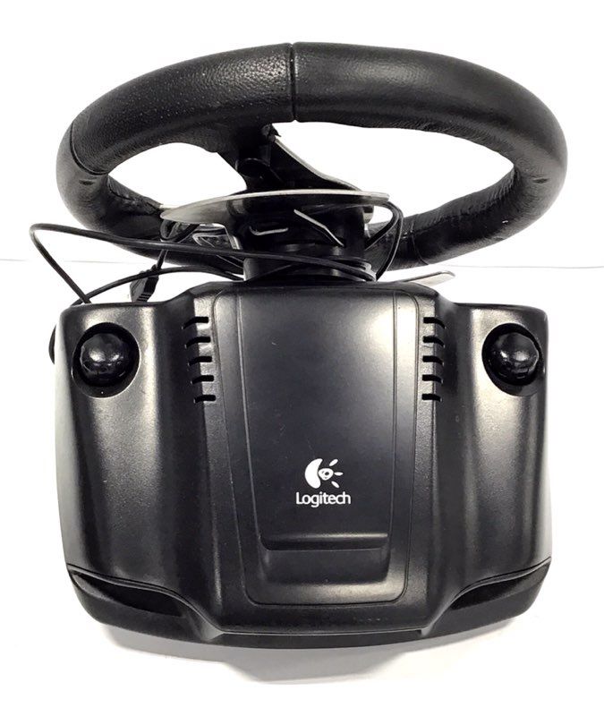 Logitech Black Driving Force Racing Wheels Controller With Accessories