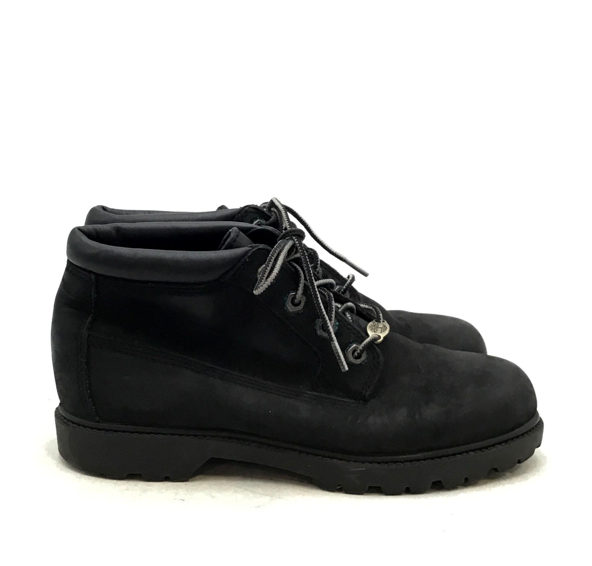 Timberland Women&#39;s Nellie 10349 Black Leather Ankle Chukka Boots - Size 8M