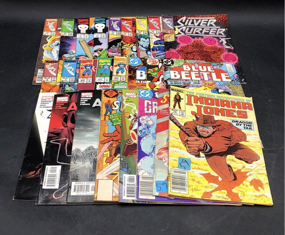 Comic Book Lot Marvel DC 1970s-2000s Superhero Approximately 25 Comics