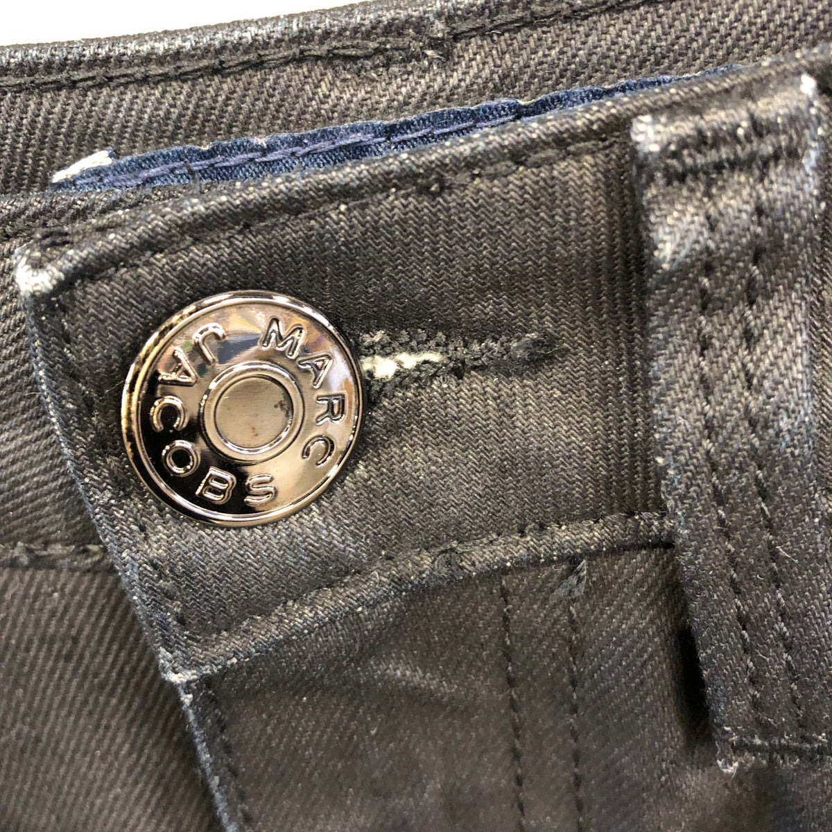 Marc by Marc Jacobs Women's Black Denim A-Line Skirt Size 0 COA