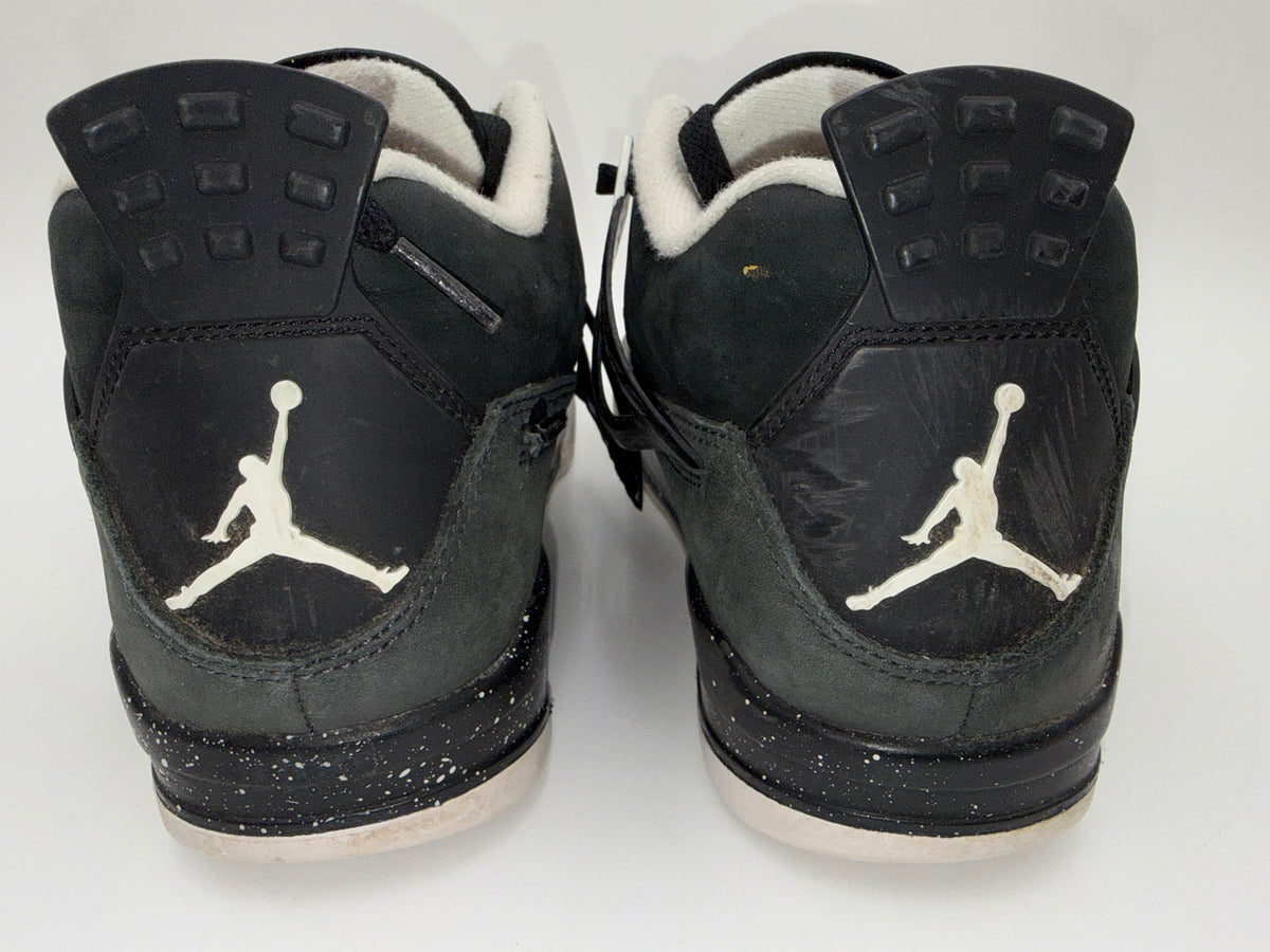 Nike Air Jordan 4 Retro Fear Black Cool Grey 2013 Sneakers COA Size 10.5