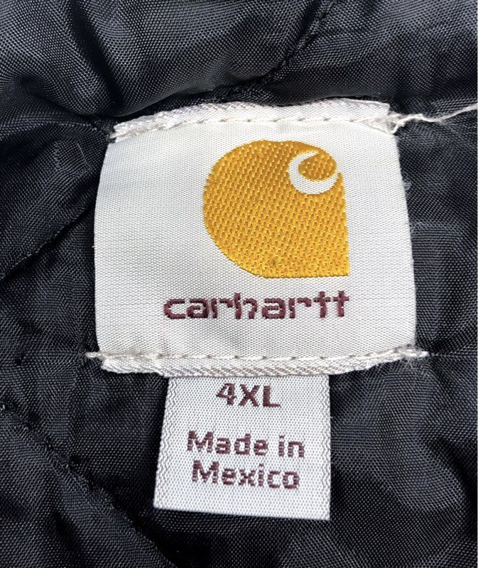 Vintage 2003 Carhartt C26 Arctic Quilt Lined Sandstone Traditional Coat Sz 4XL