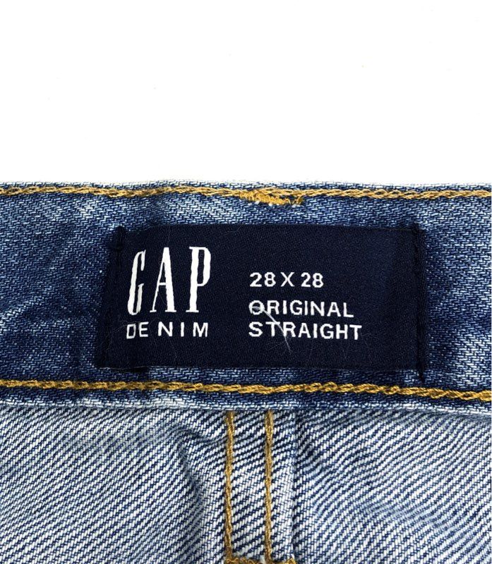 Gap Light Wash Original Straight High Rise Cotton Jeans NWT Sz 28x28