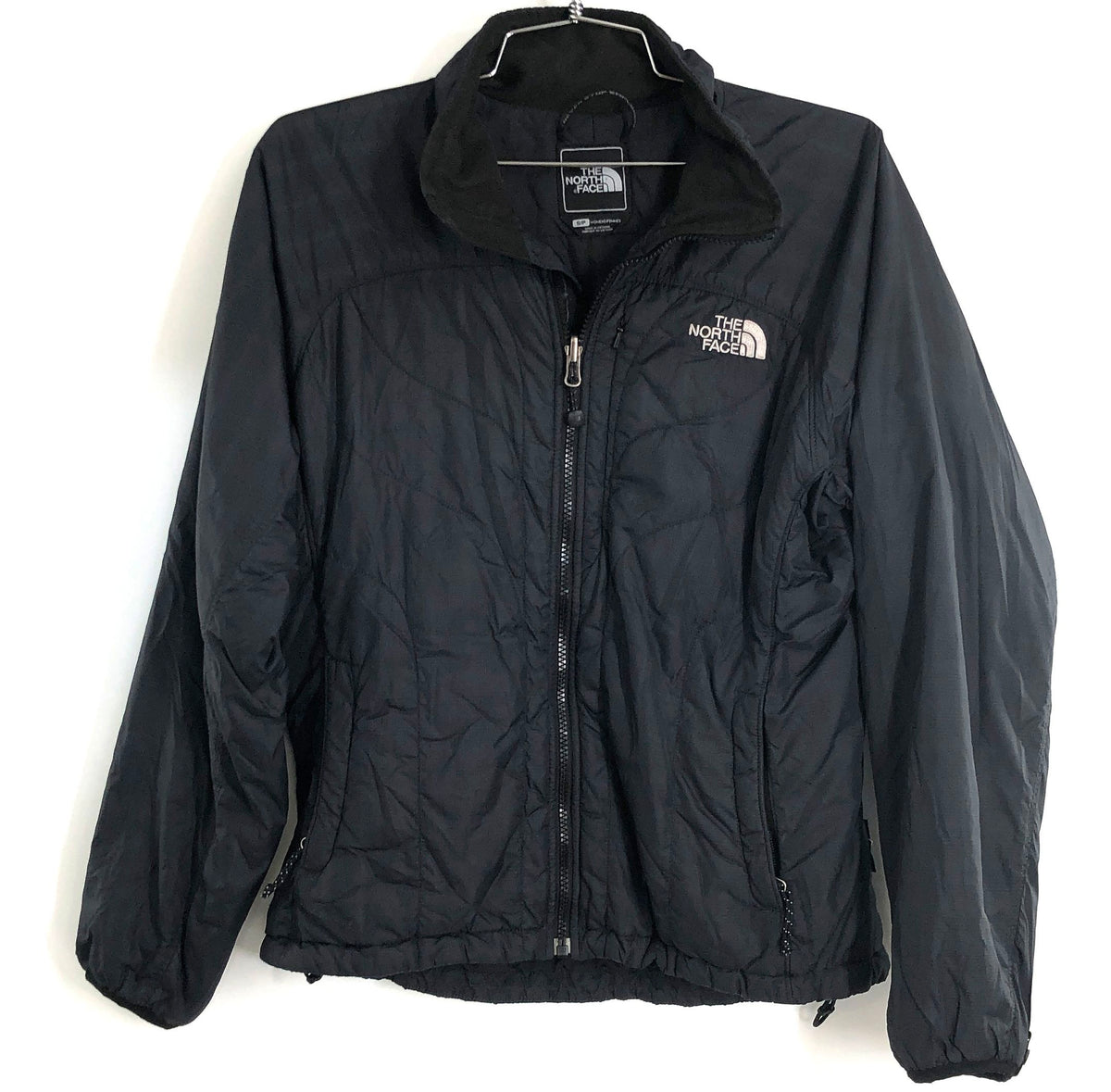 The North Face Women's Black PrimaLoft Insulated Quilted Full Zip Jacket Sz S