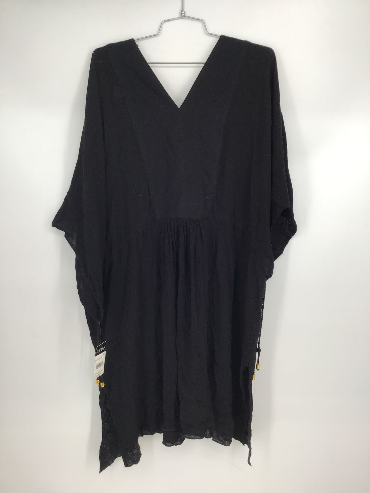 NWT Lauren Ralph Lauren Women&#39;s Black Kaftan Dress - Size 3X