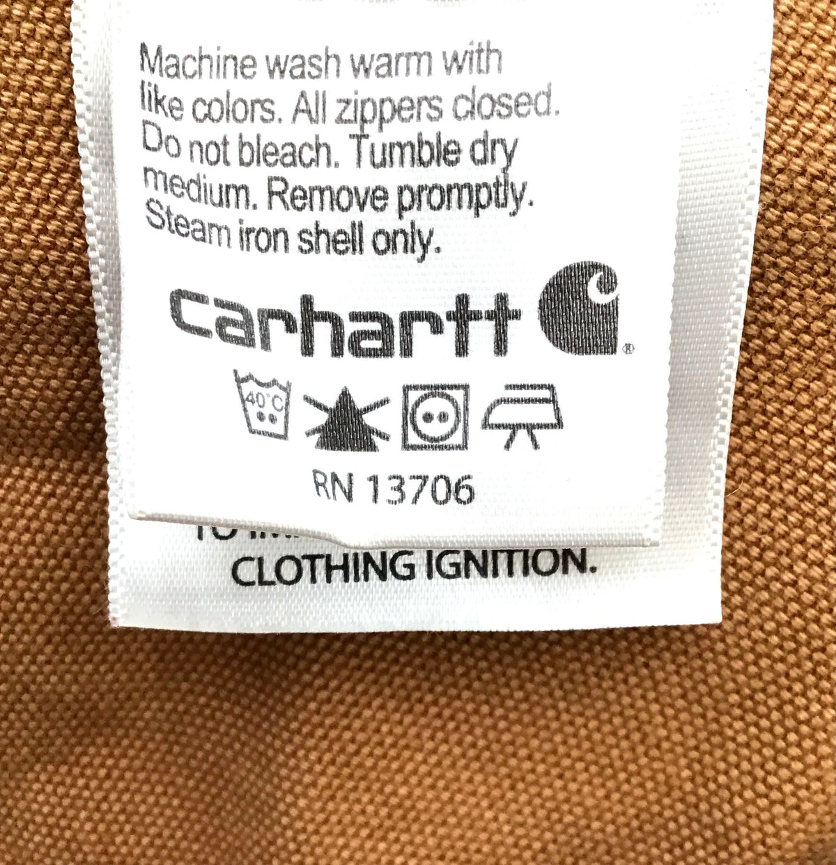 Carhartt Women&#39;s Tan Cotton Side Zip Overalls - Size 10