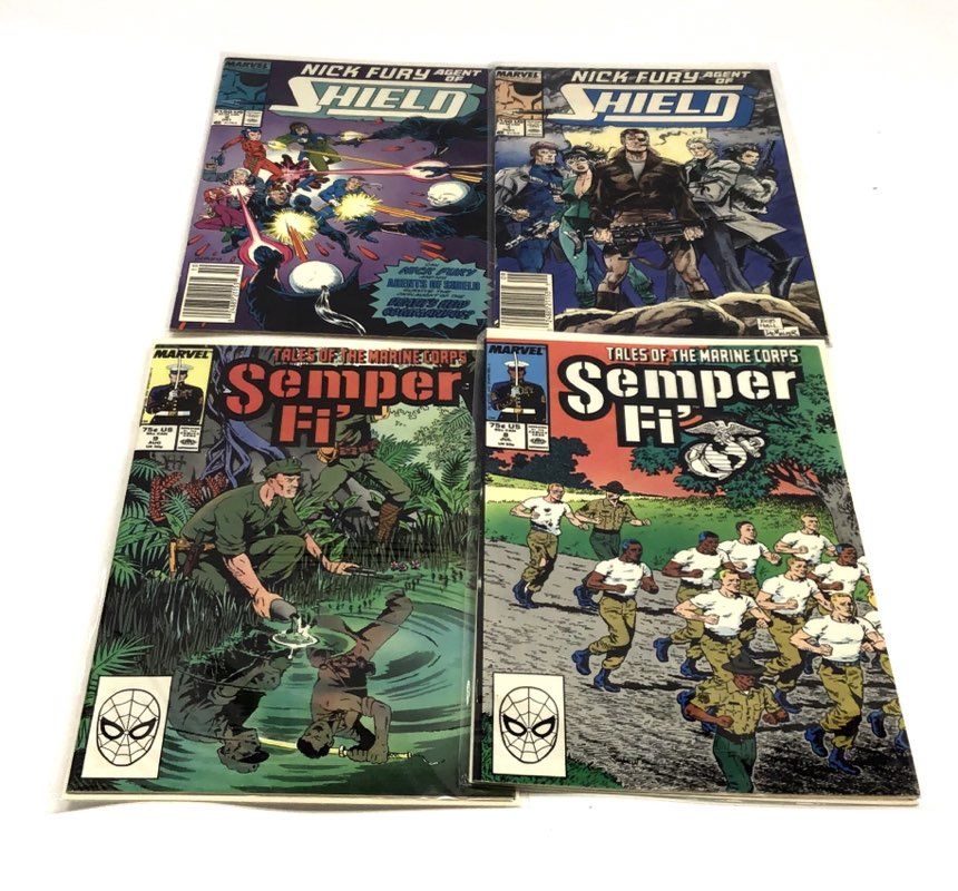 War Comic Book Lot Marvel & Apple 1980s-90s The Nam Vietnam Journal SHIELD