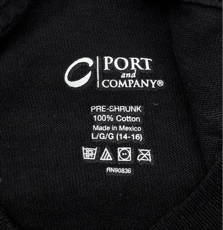 Port & Co Troy Landry Swamp People Choot 'Em T-Shirt Autographed Youth Sz L