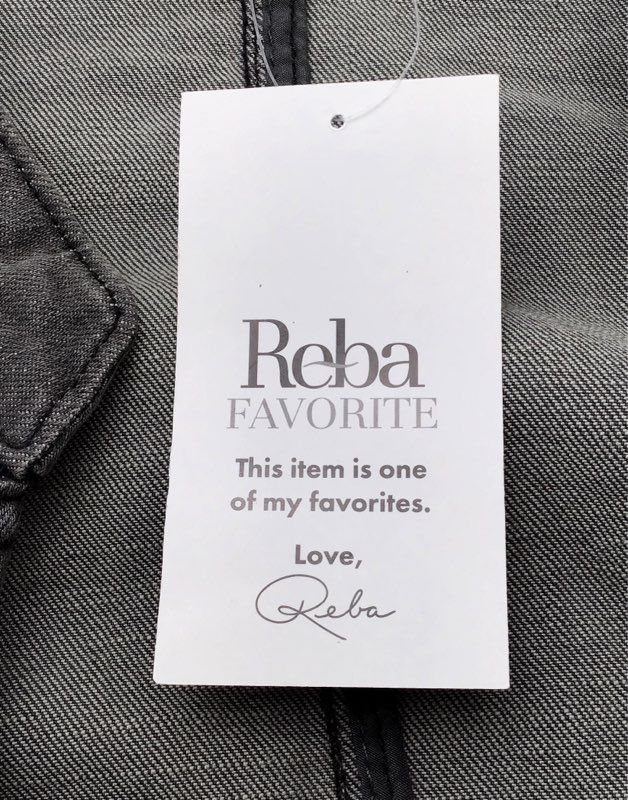 NWT Reba Gray Denim Jacket - Size L