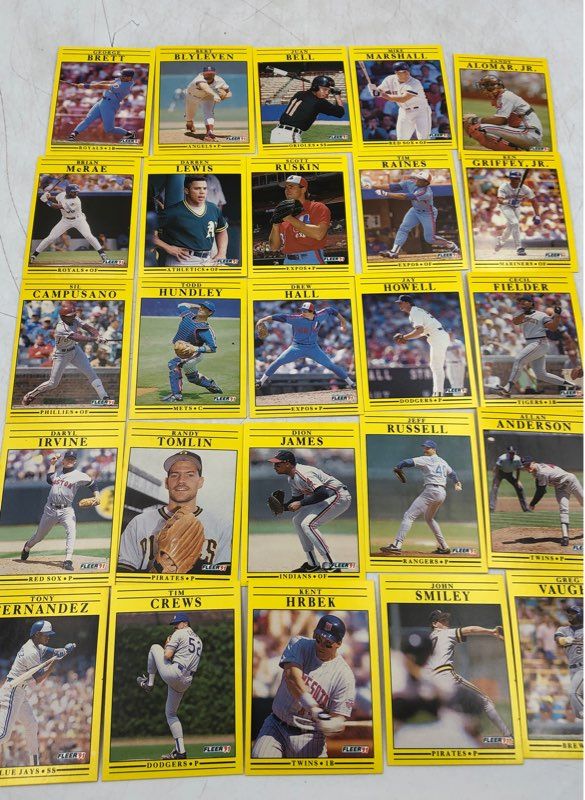 12.9 Lbs. Lot Of Baseball MLB Basketball NBA Cards. Medium Box, Unsorted