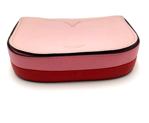 Authentic Kate Spade New York Women&#39;s Pink Red Clutch Purse - COA Included