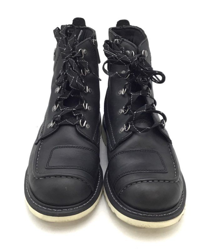 Harley-Davidson Bremen Black Leather Motorcycle Riding Boots Men's Size 10