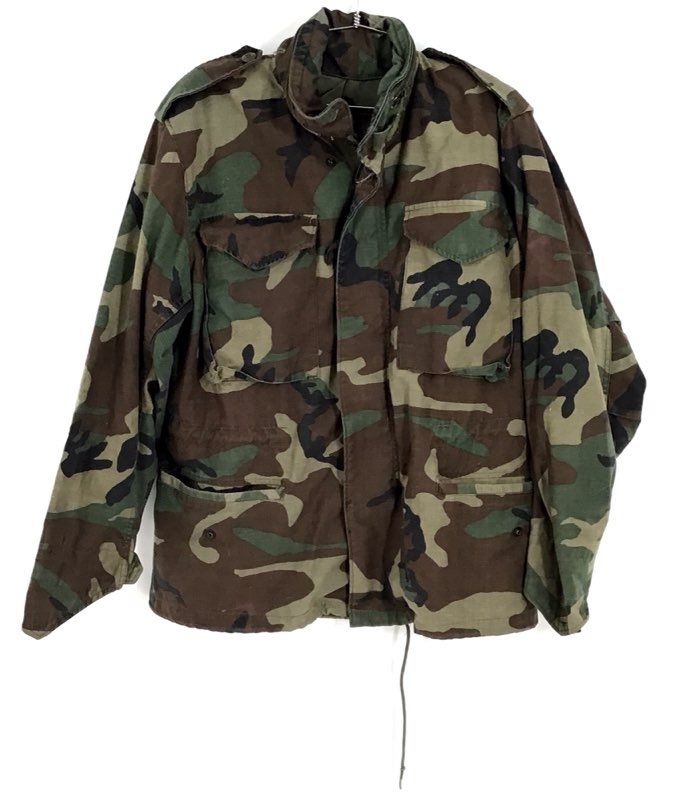 Alpha Industries Camouflage Military Jacket - Size S