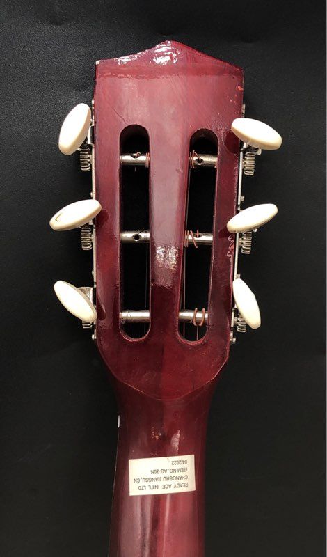 Ready ACE AG-30N 6-String Classical Acoustic Guitar Natural Top Red Finish