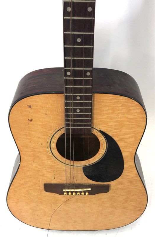 Santa Rosa K529 F Dreadnought Acoustic Guitar 6-String For Parts or Repair