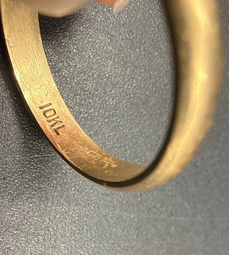 10K Yellow Gold 3.1mm Domed Wedding Band Ring Size 6.25 2.17g Tested
