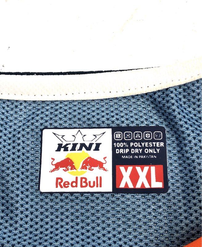 Kini Red Bull KTM Men's Motocross Jersey Multicolor Long Sleeve Mesh Sz XXL