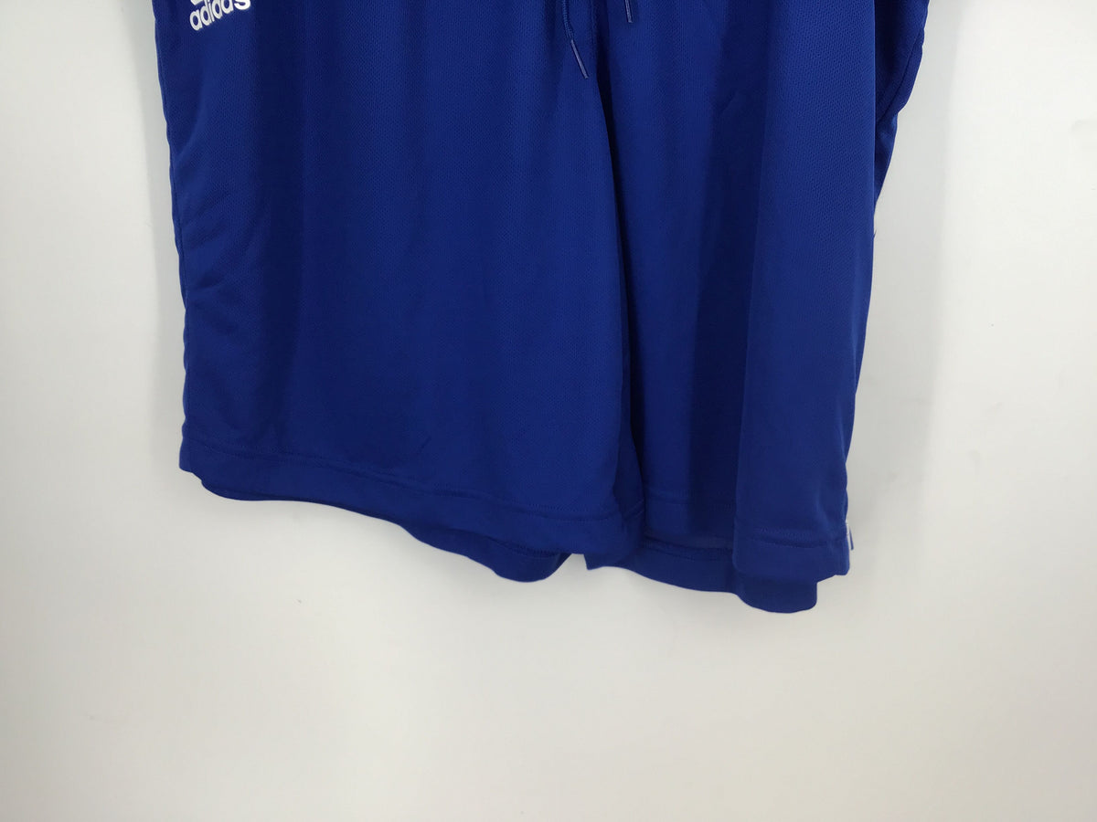 NWT Adidas Men&#39;s Royal Blue 3 Stripe Athletic Shorts - Size 2XL Lot Of 3