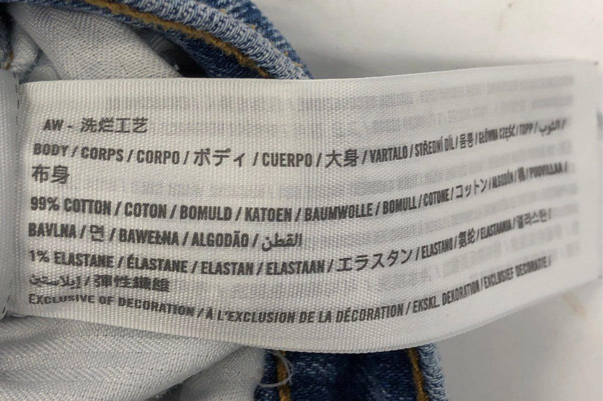Abercrombie & Fitch Women's The Mom High Rise Distressed Blue Jeans Sz 27 / 4S