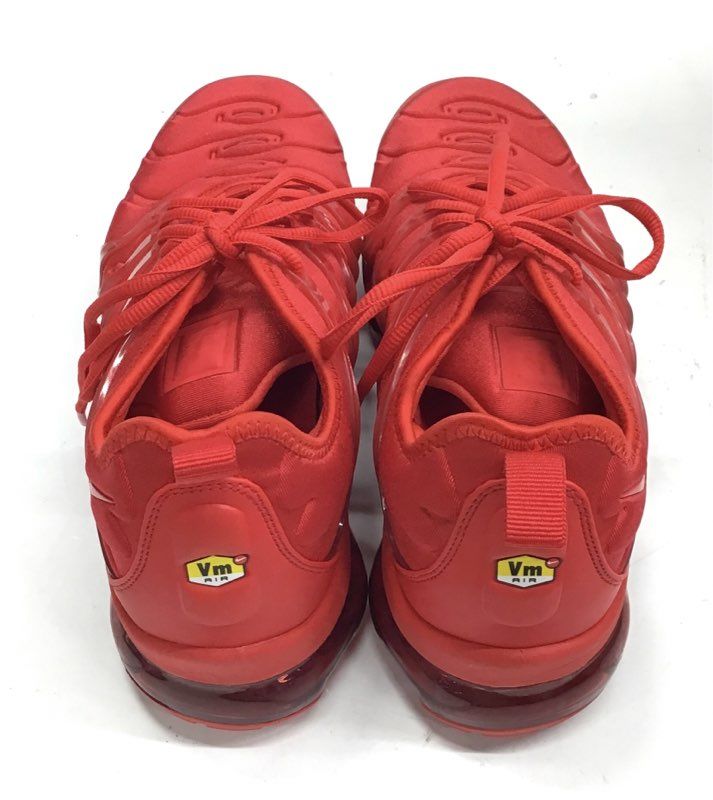 Nike Air VaporMax Plus Triple University Red Sneakers Men's Size 8.5