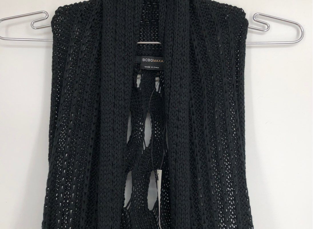 NWT Bcbgmaxazria Women&#39;s Black Shrug Top - Size Small