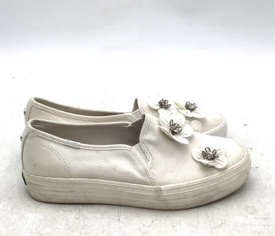 Kate Spade X Keds Women&#39;s White Casual Shoes - Size 7.5