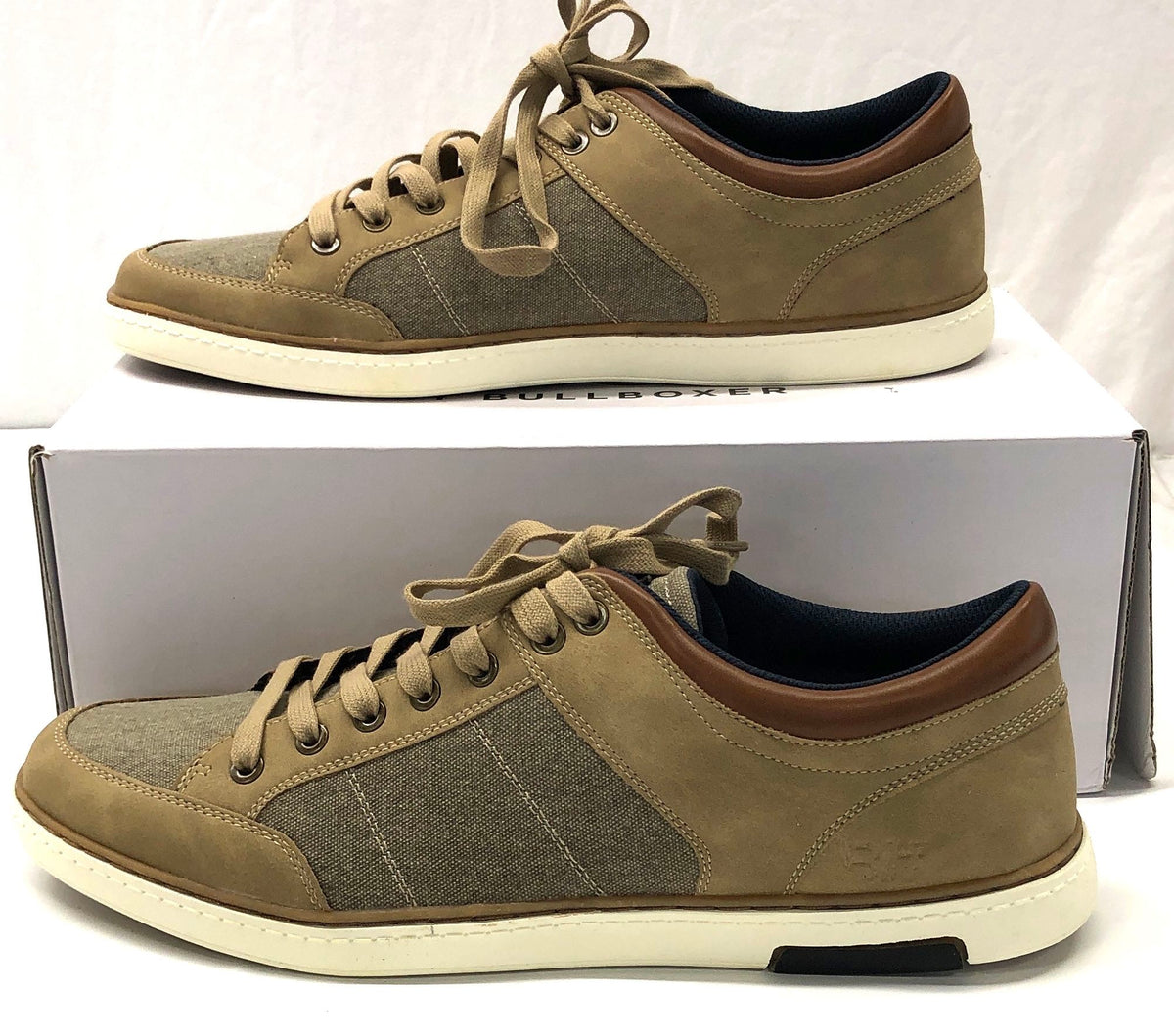B-52 by Bullboxer Caron Tan Brown Low Top Casual Sneakers DS Size 13
