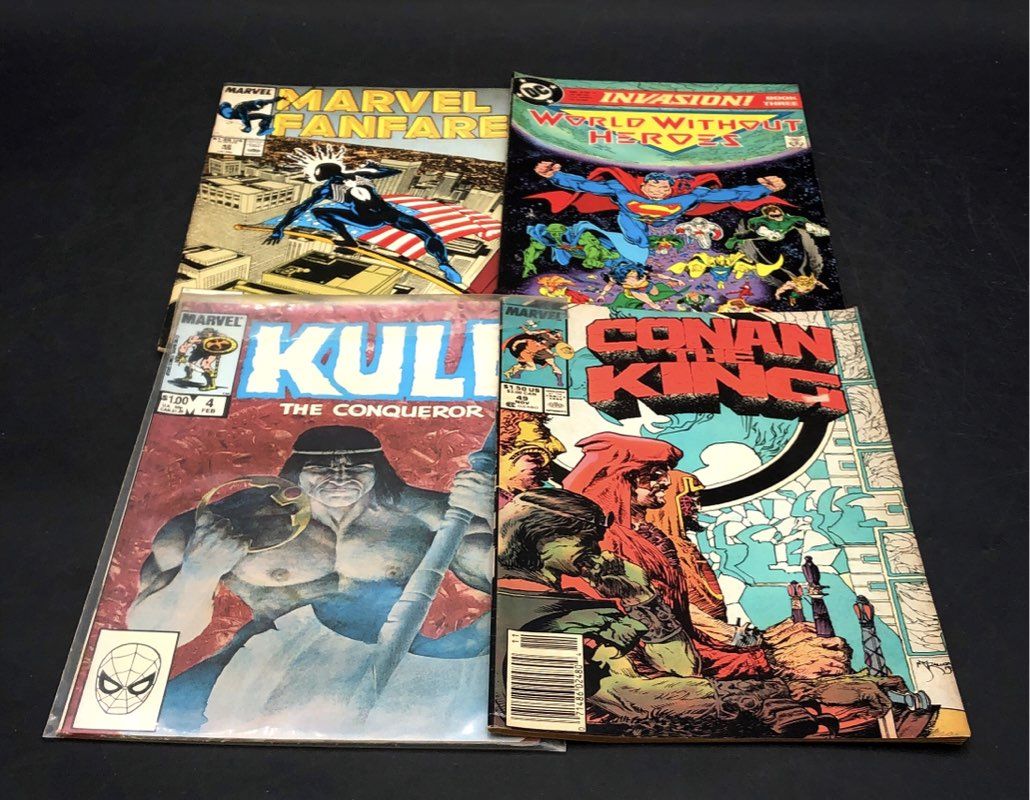 Comic Book Lot Marvel DC Mixed Bronze & Modern Age 24 Comics + Sealed Pack