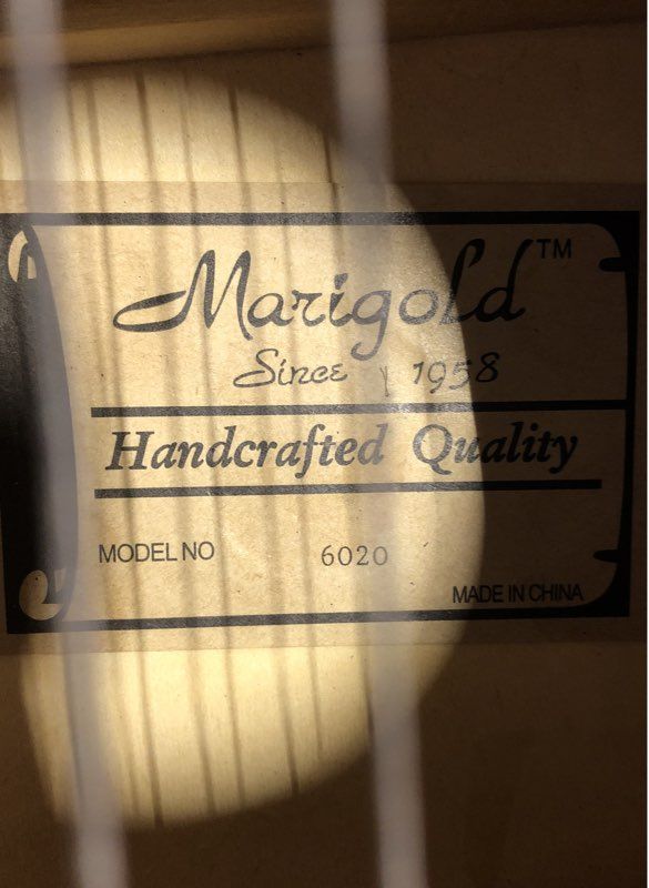 Marigold 6020 Brown 6-String Acoustic Guitar