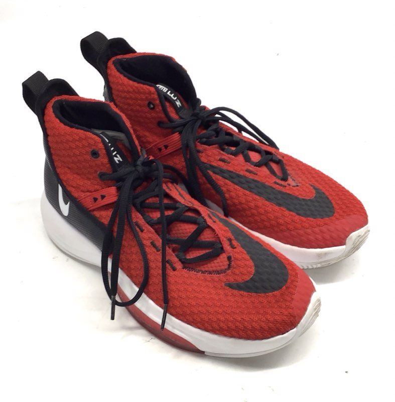 Nike Zoom Rize University Red Black White Basketball Shoes Men's Size 10.5