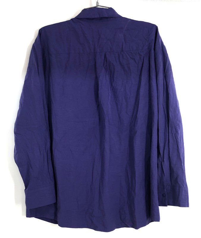 BA&SH Women's Purple Karla Shirt Long Sleeve Button Down Pocket Sz 1 NWT