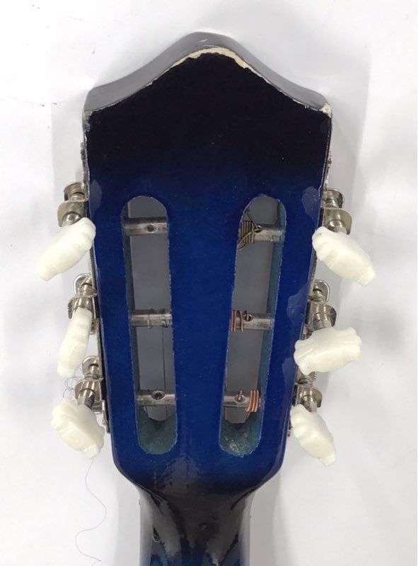 DC Blue Musical Instrument 6 String Acoustic Guitar