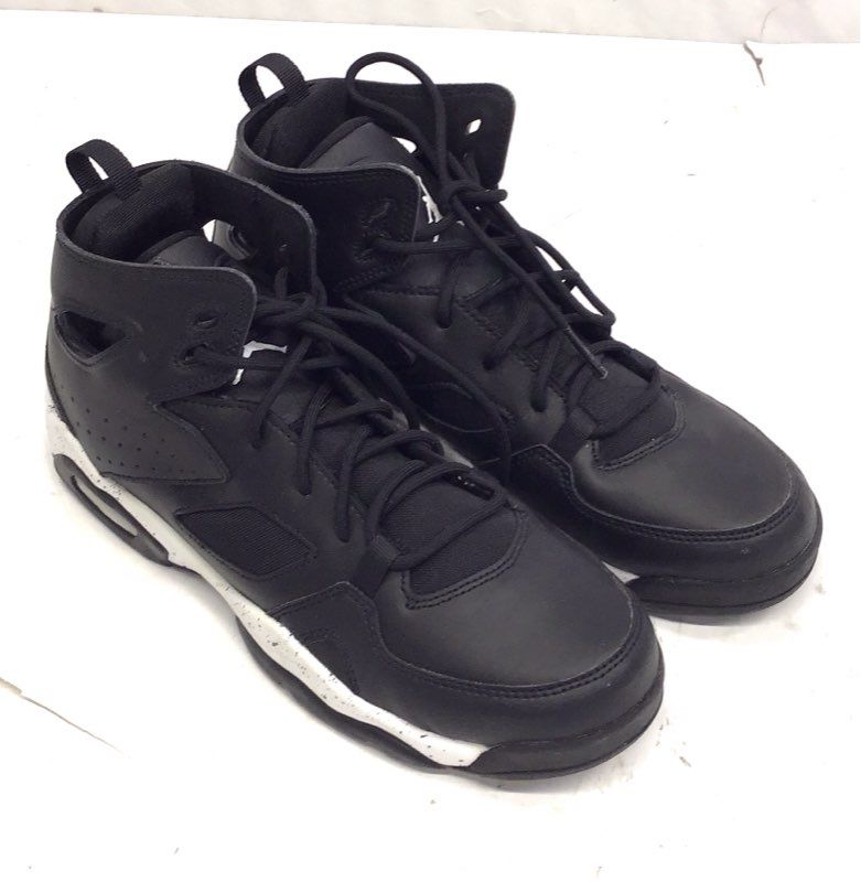 Nike Air Jordan Stadium 90 Black White Speckled Youth Sneakers Size 7Y