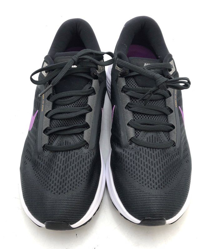 Nike Air Zoom Structure 24 Black Hyper Violet Running Shoes Men's Size 11.5