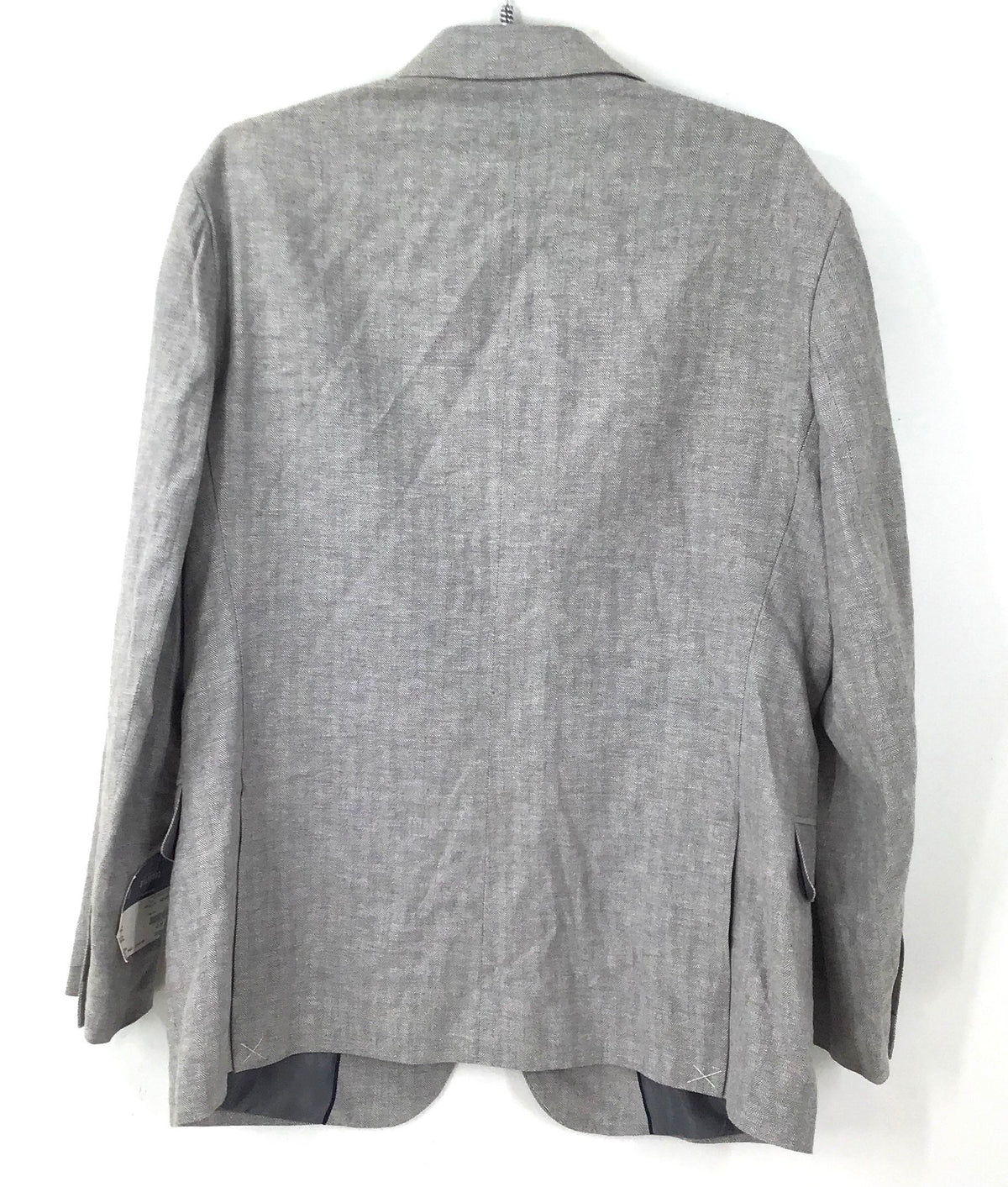 NWT Stafford Men's Gray Herringbone Suit Blazer - 42 Sh