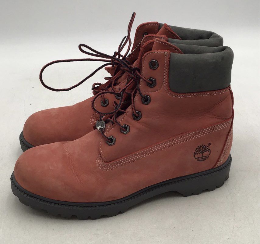 Timberland Women&#39;s Waterville Rosebud 20378 Salmon Leather Hiking Boots- Size 9M