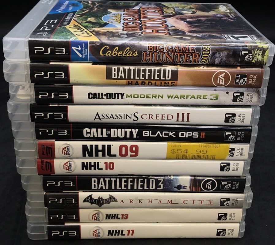 Call of Duty Black Ops II Batman Arkham City 11 PS3 Game Lot PlayStation 3