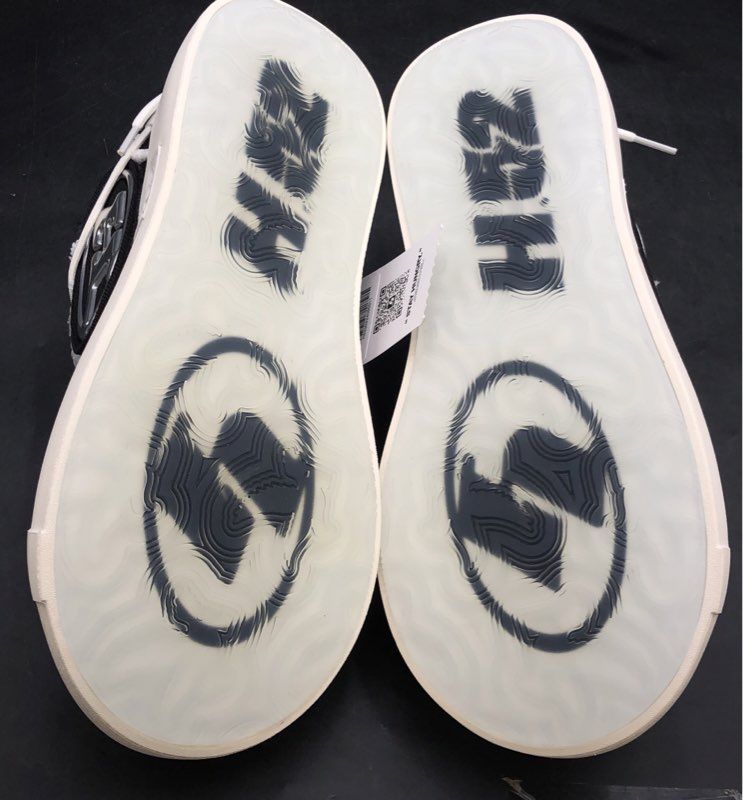 New H52 Stay Hungry Drip Black Cream Low Top Sneakers Size US 10.5