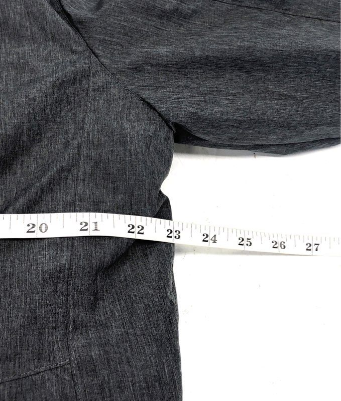 Wantdo Men's Waterproof Ski Snowboard Jacket Charcoal Gray Hooded Fleece Sz M